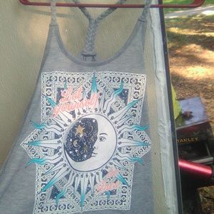 Razor back tank top